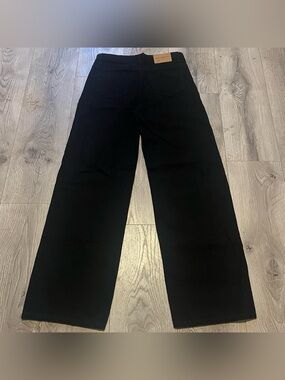 Armani Jeans Black Wide-Leg Jeans